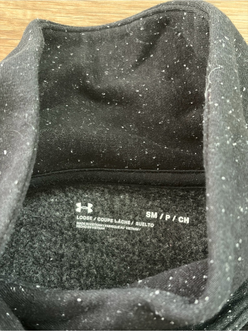 Under Armour Women’s Rival Fleece Wrap Neck Sweatshirt Size S/M - Picture 3 of 7